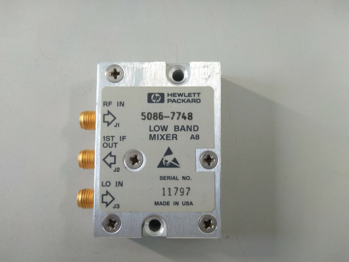 HP Agilent 5086-7748 , 5086-7908 Low Band Microwave Mixer for 856x series