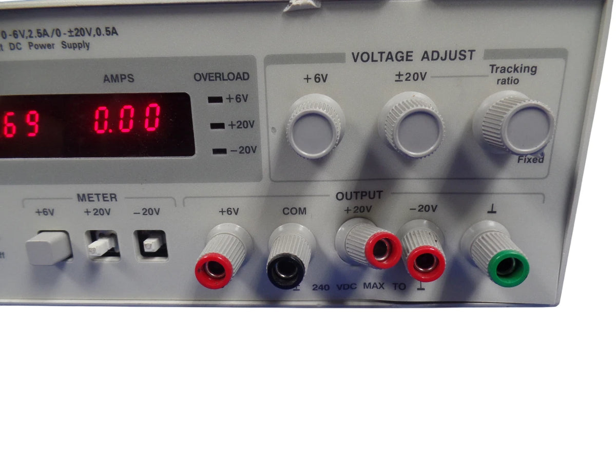 Agilent E3630A 0-6V,2.5A Triple Output DC Power Supply - Free Shipping
