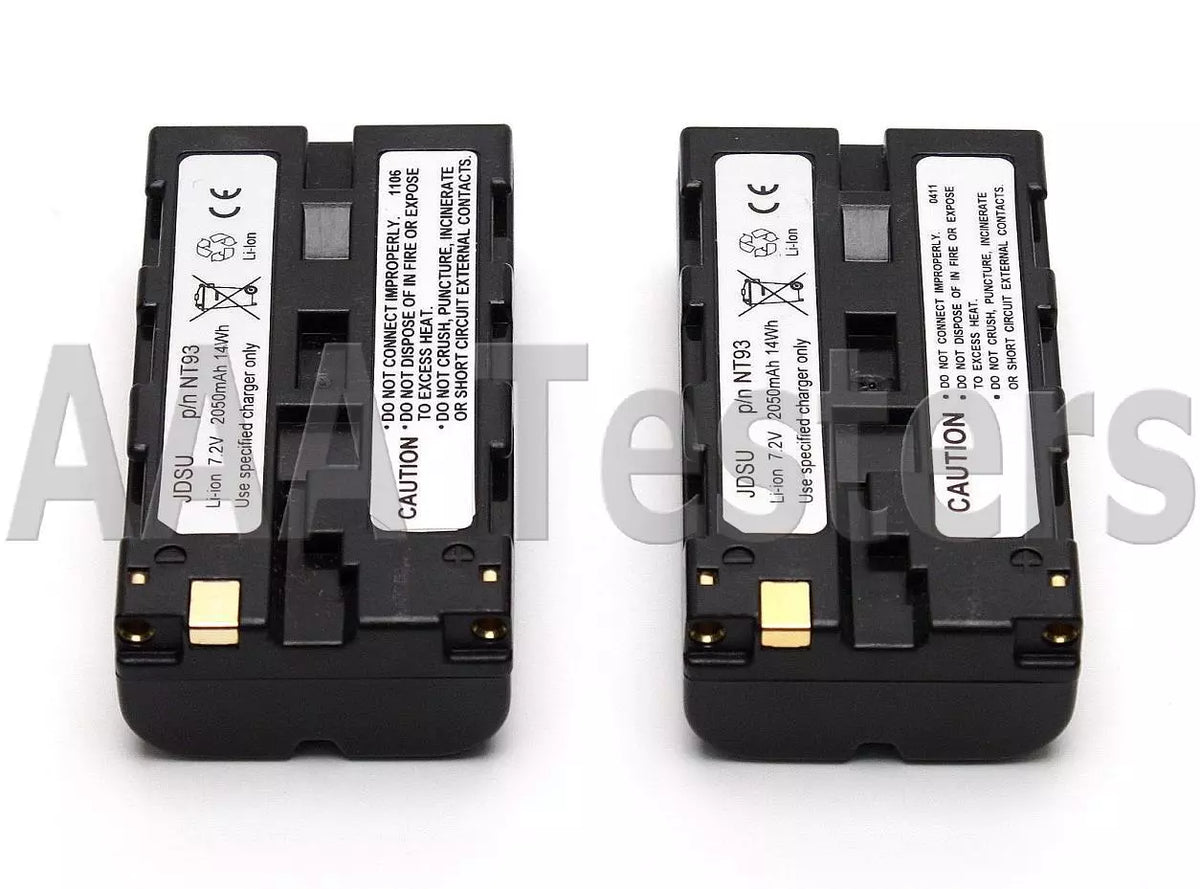 JDSU Test-Um Validator NT93 Lot Of 2 Brand New Batteries Battery - XG eqpt