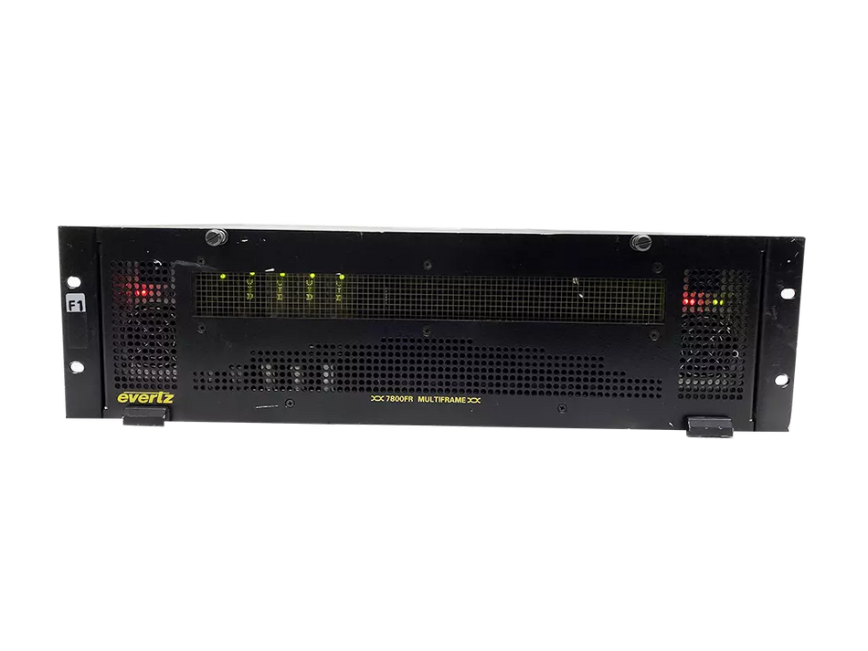 Evertz 7800FR Multiframe with 2 Power Supplies and 7700FC Card