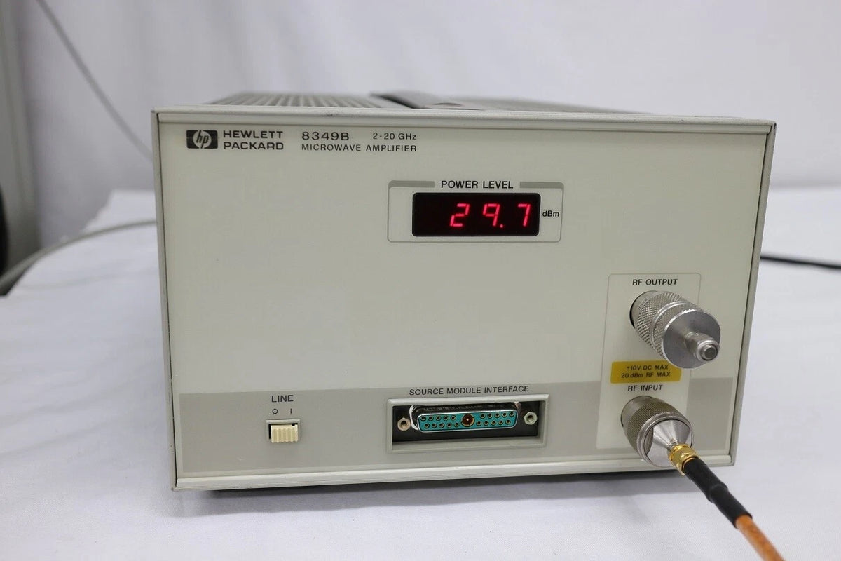 HP 8349B Microwave Amplifier for Testing and Research Applications
