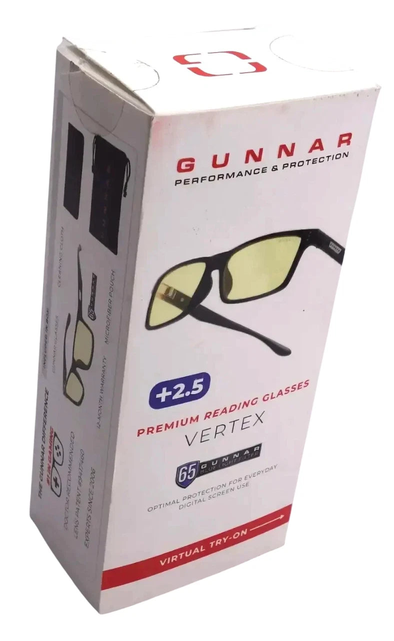 Lot of 5 GUNNAR - VERTEX Blue Light Gaming & Computer - Onyx - Free shipping