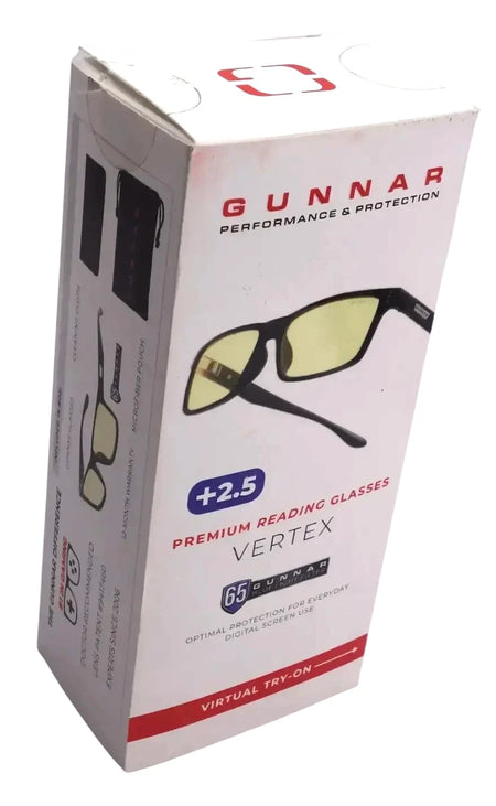 Lot of 5 GUNNAR - VERTEX Blue Light Gaming & Computer - Onyx - Free shipping