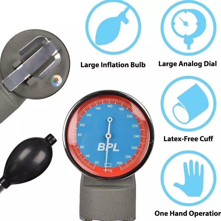 BPL Medical Aneroid Sphygmomanometer Blood Pressure Monitor