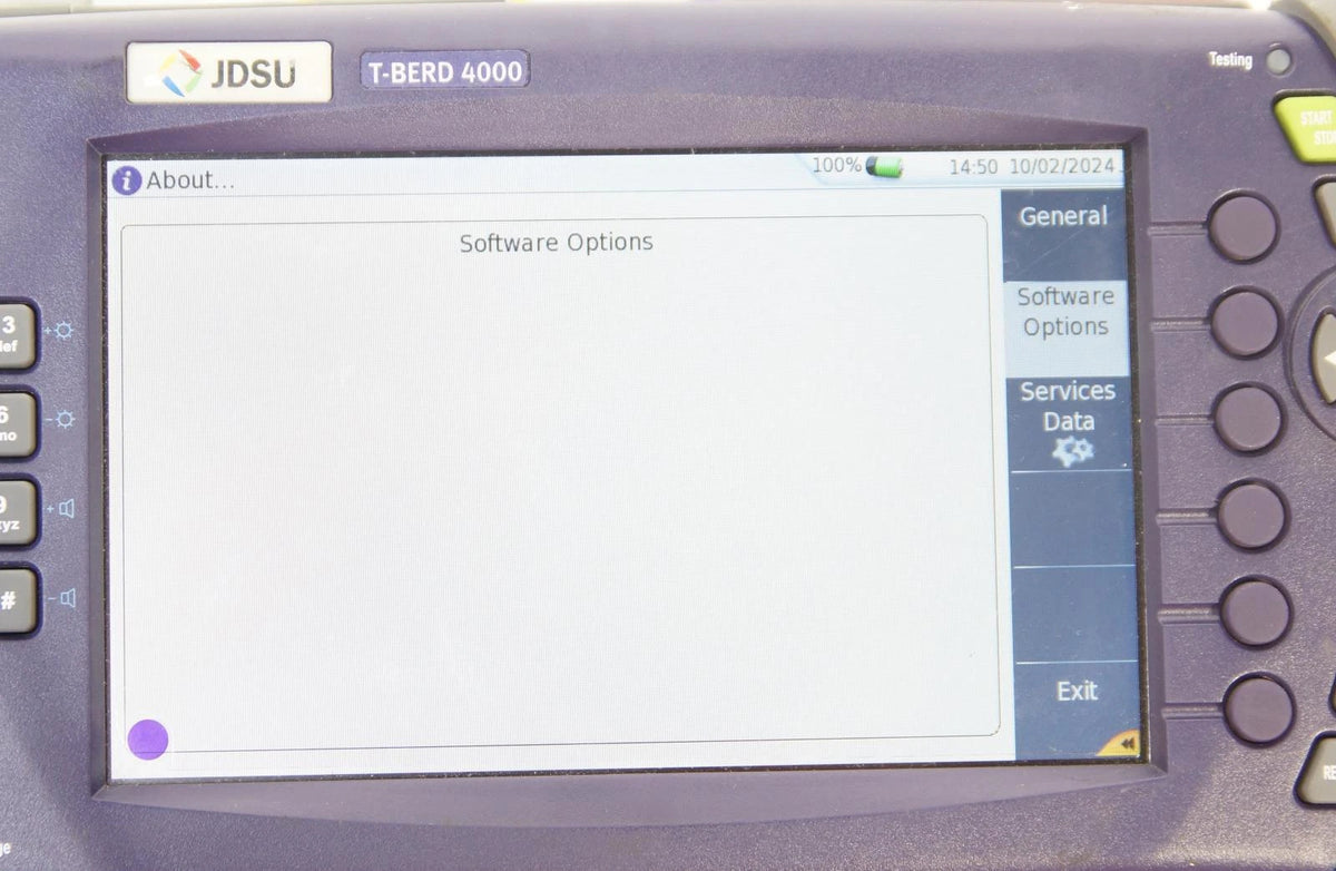JDSU Viavi T-BERD 4000 OTDR Multitest Platform with 4146 / TB4000-NV-C Modules