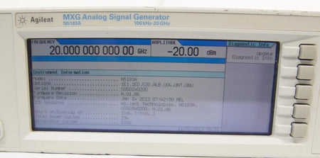 Agilent N5183A 20GHz MXG RF Analog Signal Generator OPT 1E1 520 ALB U04 UNT UNU