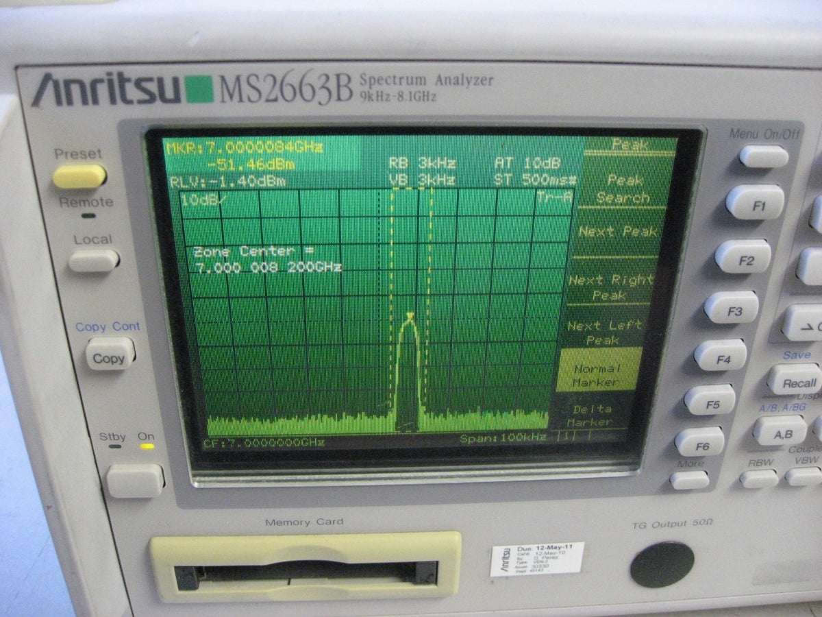 Anritsu MS2663B Spectrum Analyzer