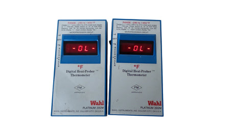 Lot of 2 Wahl 392M Platinum Thermometer