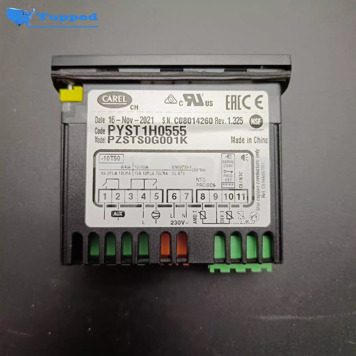 1PCS New F CAREL PZSTS0G001K Temperature Controller US Stock; - XG eqpt