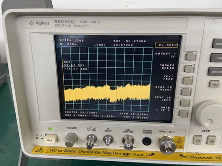 HP Agilent 8565EC Spectrum Analyzer with Nist Calibration Options 6.7, 8 Available 20Hz-50 GHz