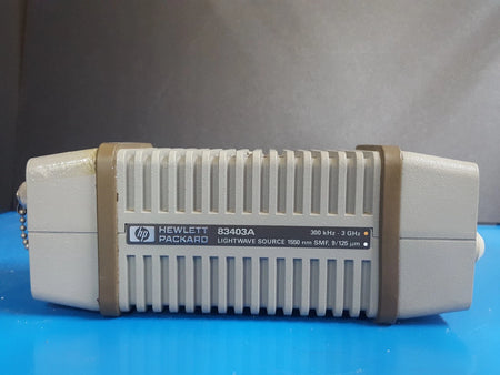 HP 83403A Lightwave Source 300 kHz to 3 GHz 1550 NM SMF 9/125um (0149)