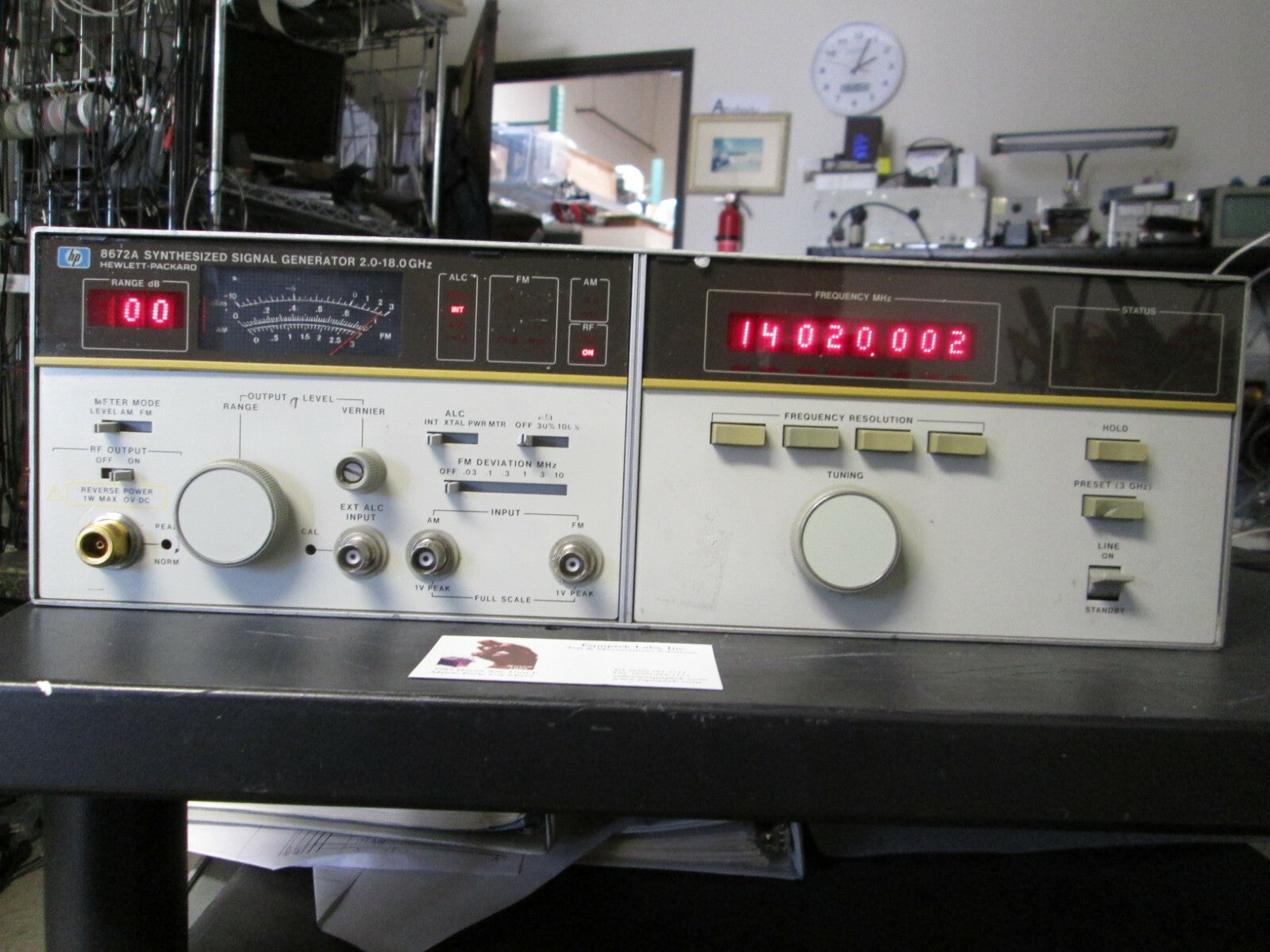 Synthesized Signal Generator by HP