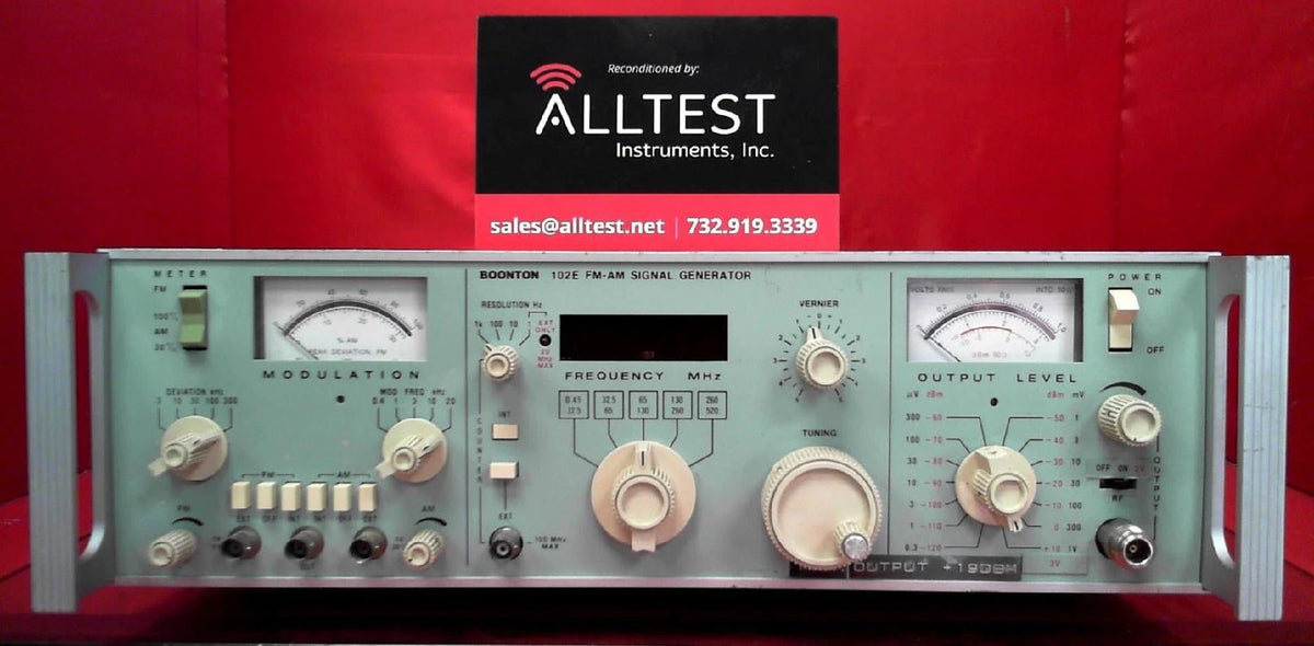 Boonton 102E Opt. 5 & 33 AM/FM Signal Generator SN 34605