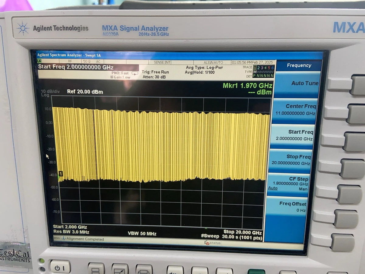 HP 83731A 2-20GHz Synthesized Sweep/CW Signal Generator CAL’d with Option 1E4 1E5
