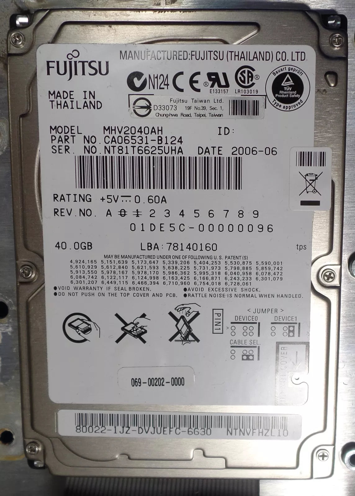 Agilent 0960-2688 CPU Module (N9020-60031) for N9000A/N9010A/N9020A 40Gb Drive