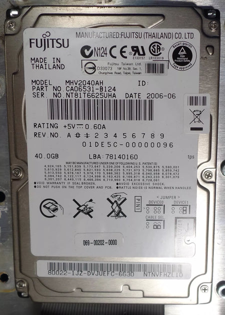 Agilent 0960-2688 CPU Module (N9020-60031) for N9000A/N9010A/N9020A 40Gb Drive