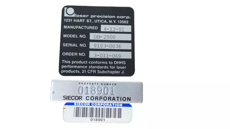 Laser Precision DB-2900 Singlemode Variable Attenuator