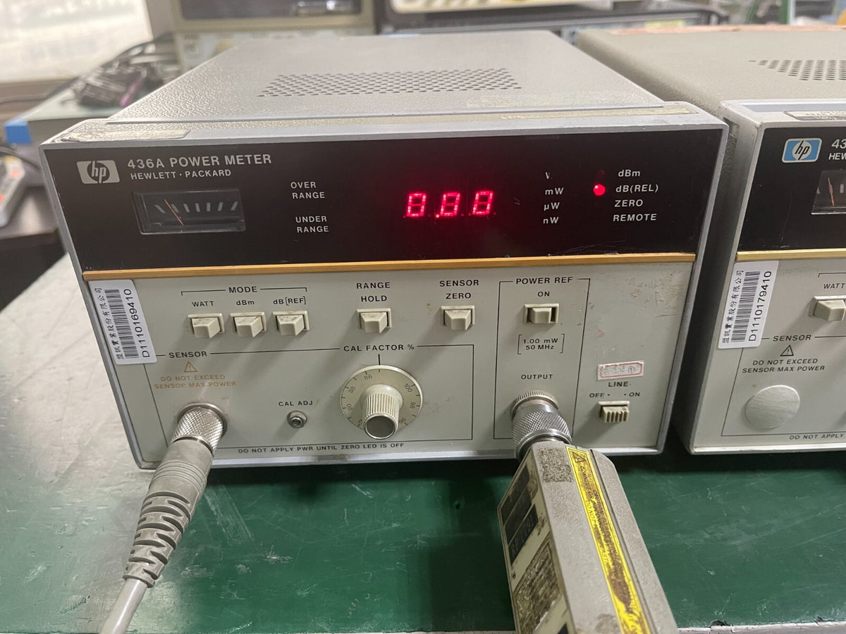 HP Agilent 436A Digital RF Power Meter _638 _552 - XG eqpt