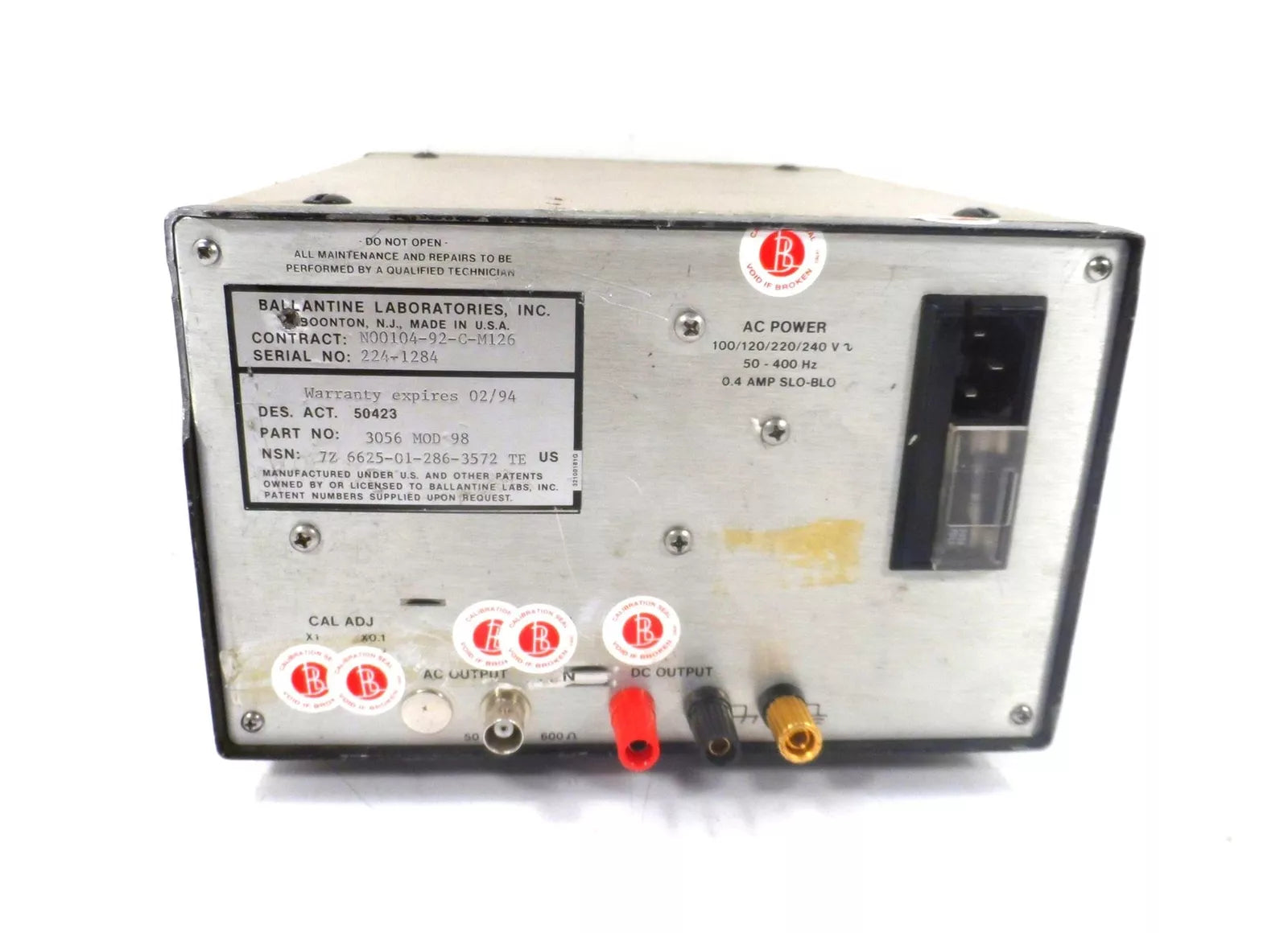 Ballantine AC Voltmeter 3056A-98 - High-Quality Voltage Measurement Tool