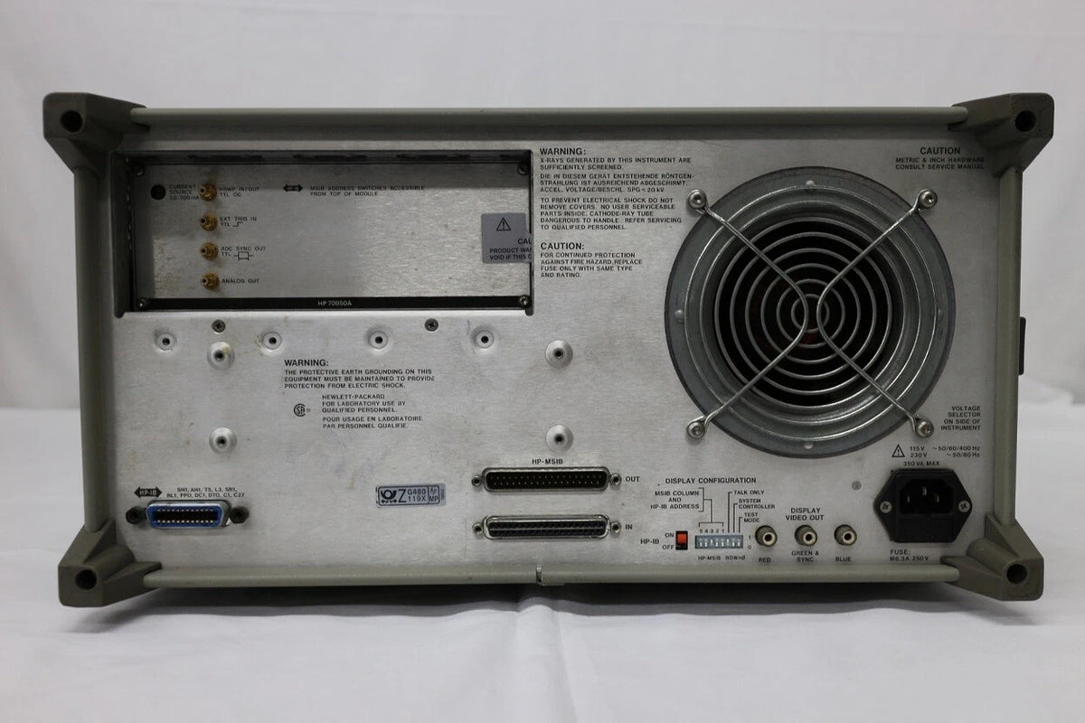 HP 71450A /009 H02 Optical Spectrum Analyzer 600-1700nm