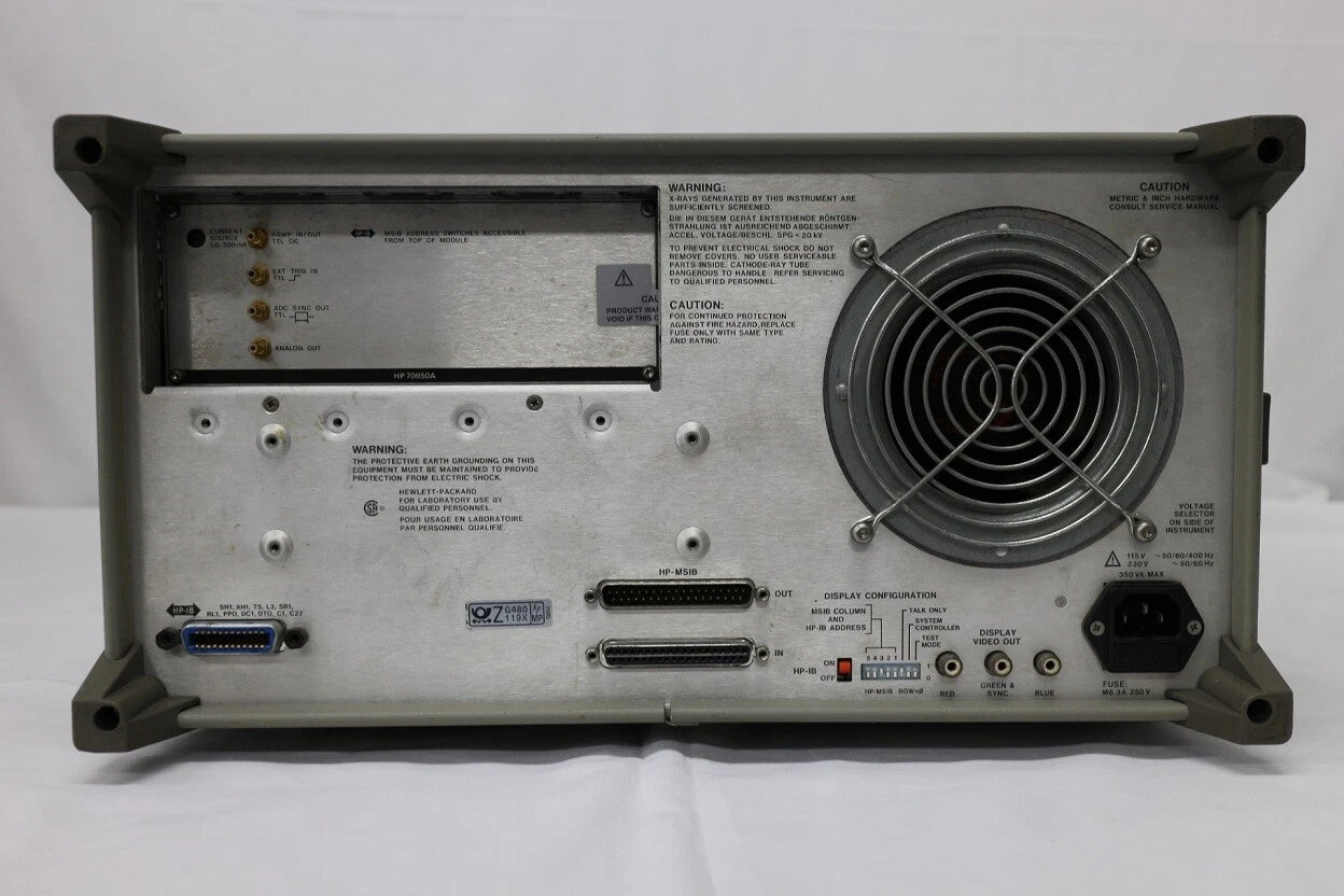 HP 71450A /009 H02 Optical Spectrum Analyzer 600-1700nm