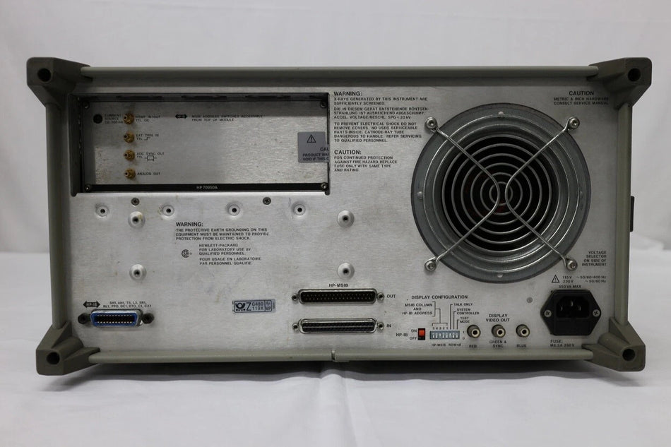 HP 71450A /009 H02 Optical Spectrum Analyzer 600-1700nm