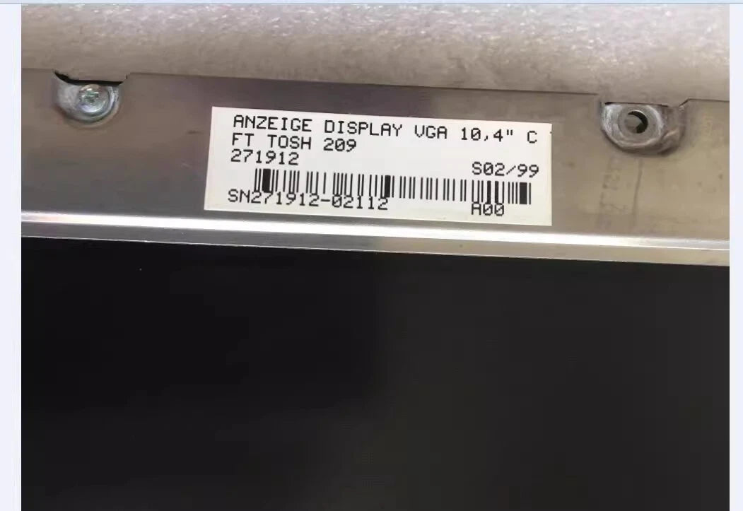 Indramat BT20 Display VGA 10,4'' CT FT Tosh 209 271912