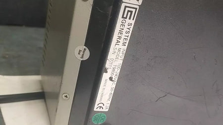 System General T9800 Device Programmer Input 100-200VAC 50-60HZ 1.2A