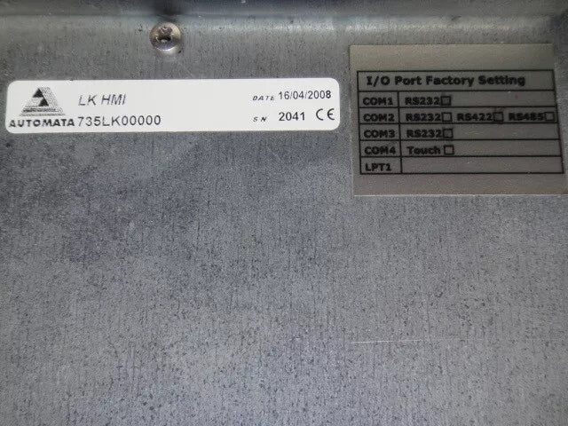 L.K.MACHINERY AUTOMATA 735LK00000