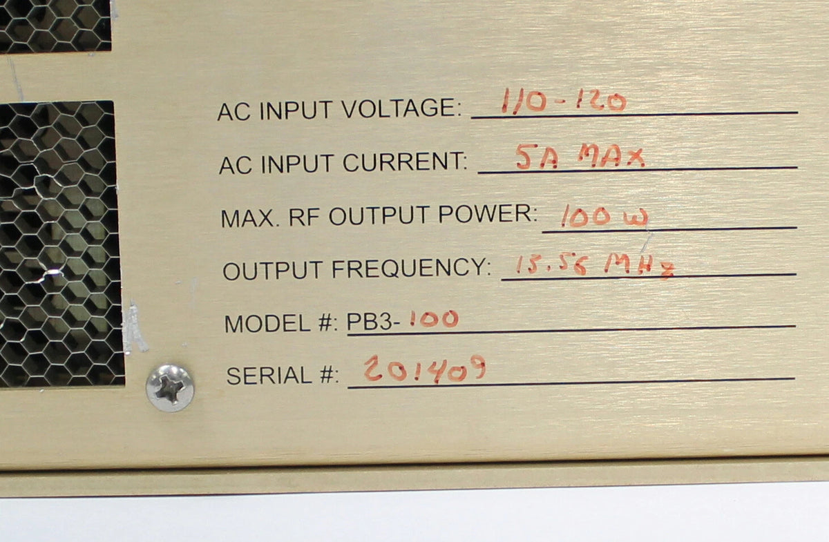 Manitou Systems / Nykar Technology PB-3 RF Power System Series