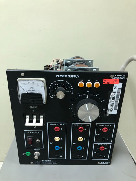 Lab Volt 8821-2A AC & DC Power Supply - XG eqpt