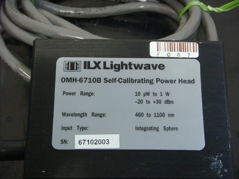 ILX Lightwave OMH-6710B 1W Power Head 460-1100nm