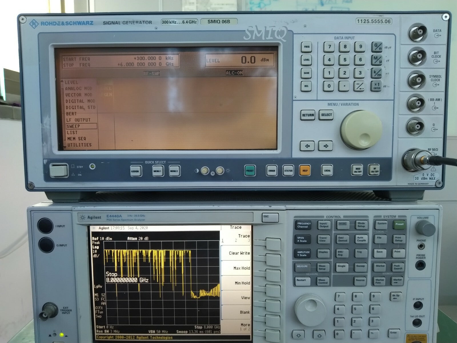 SMIQ06B Vector Signal Generator 300 kHz to 6.4 GHz