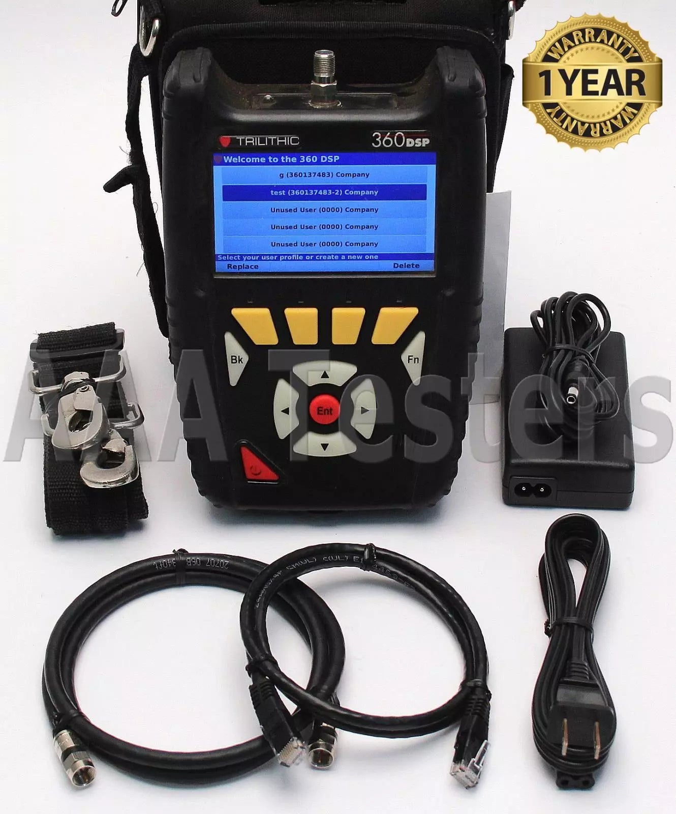 Trilithic 360 DSP Docsis 3.0 Home Certification CATV Meter 360DSP 360 - DSP - XG eqpt