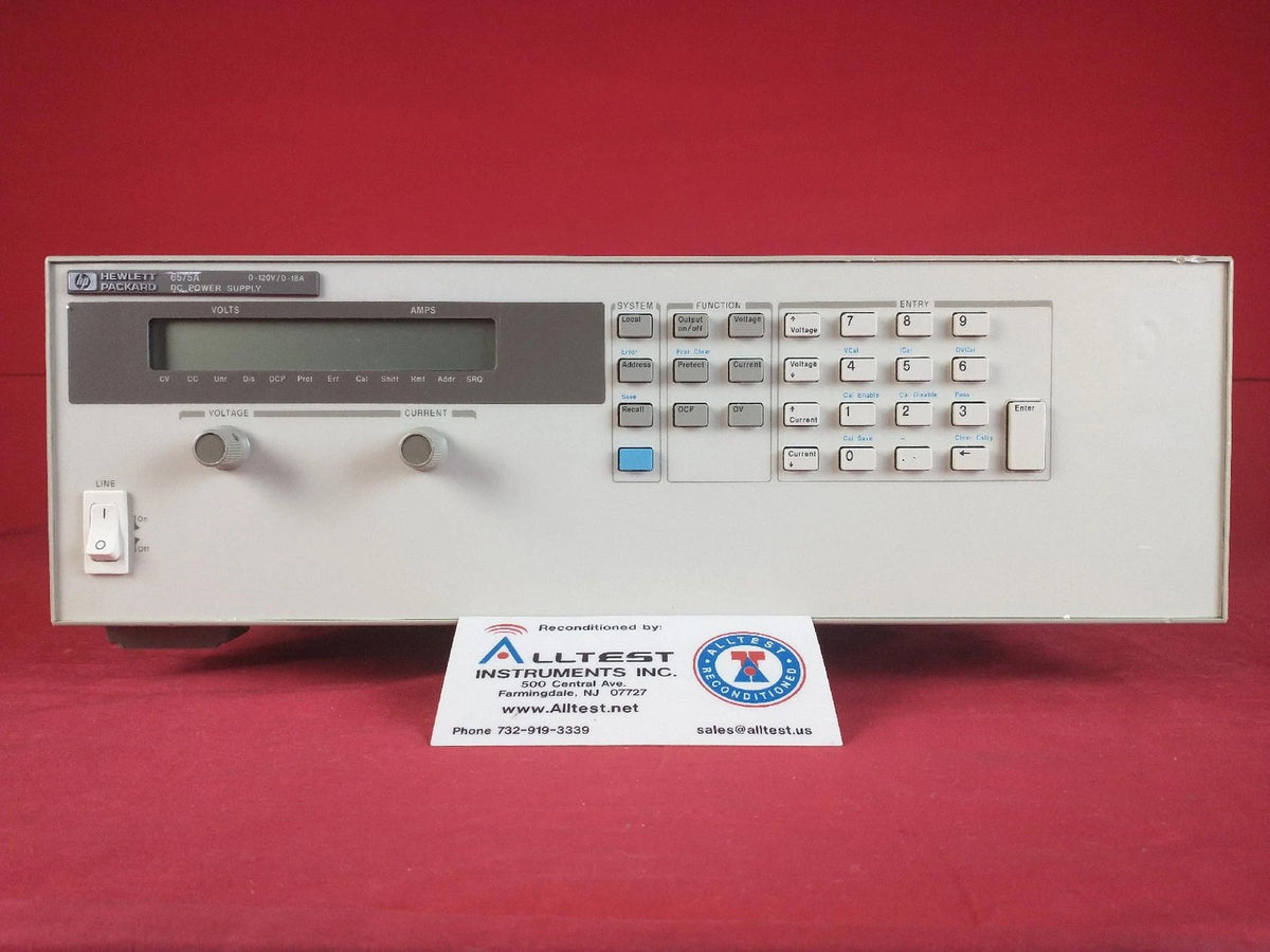 HP Agilent Keysight 6575A DC Power Supply 0-120V, 18A