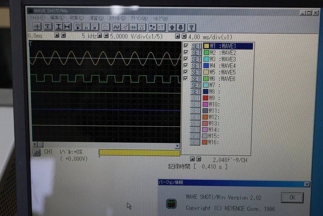 Keyence NR-110 16ch PCMCIA Data Acquisition Card