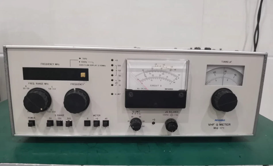 MEGURO MQ-171 High-Frequency Q-Meter Inductance Tester IC