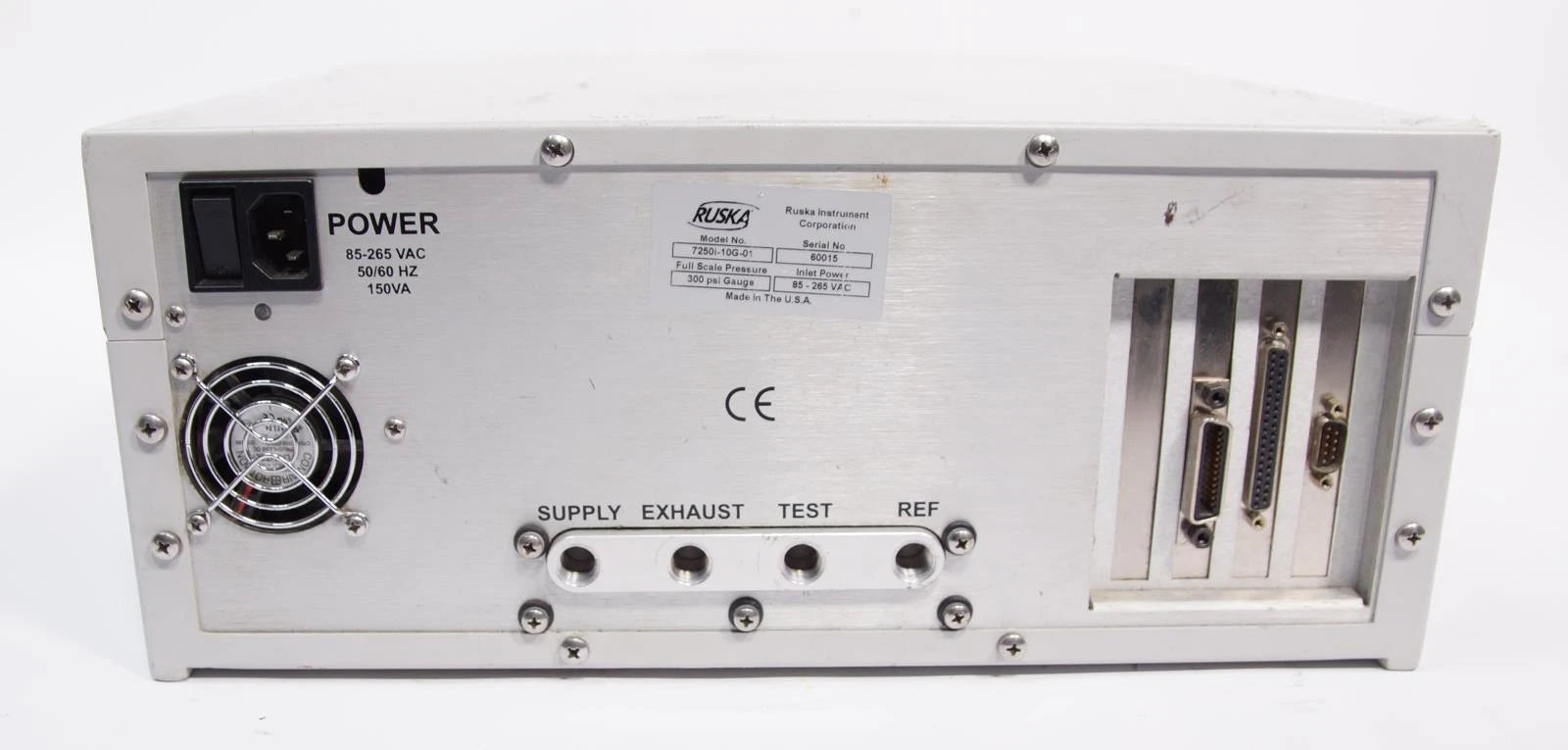 Fluke / Ruska 7250i 300psi Pressure Controller Calibrator 7250i-10G-01