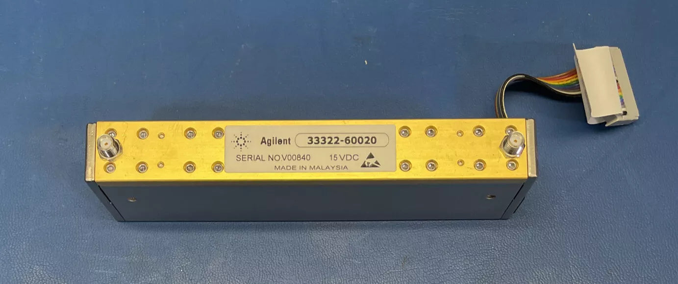 Agilent/Keysight 33322-60020 33322-69020 Attenuator 15VDC 135DB 8GHz