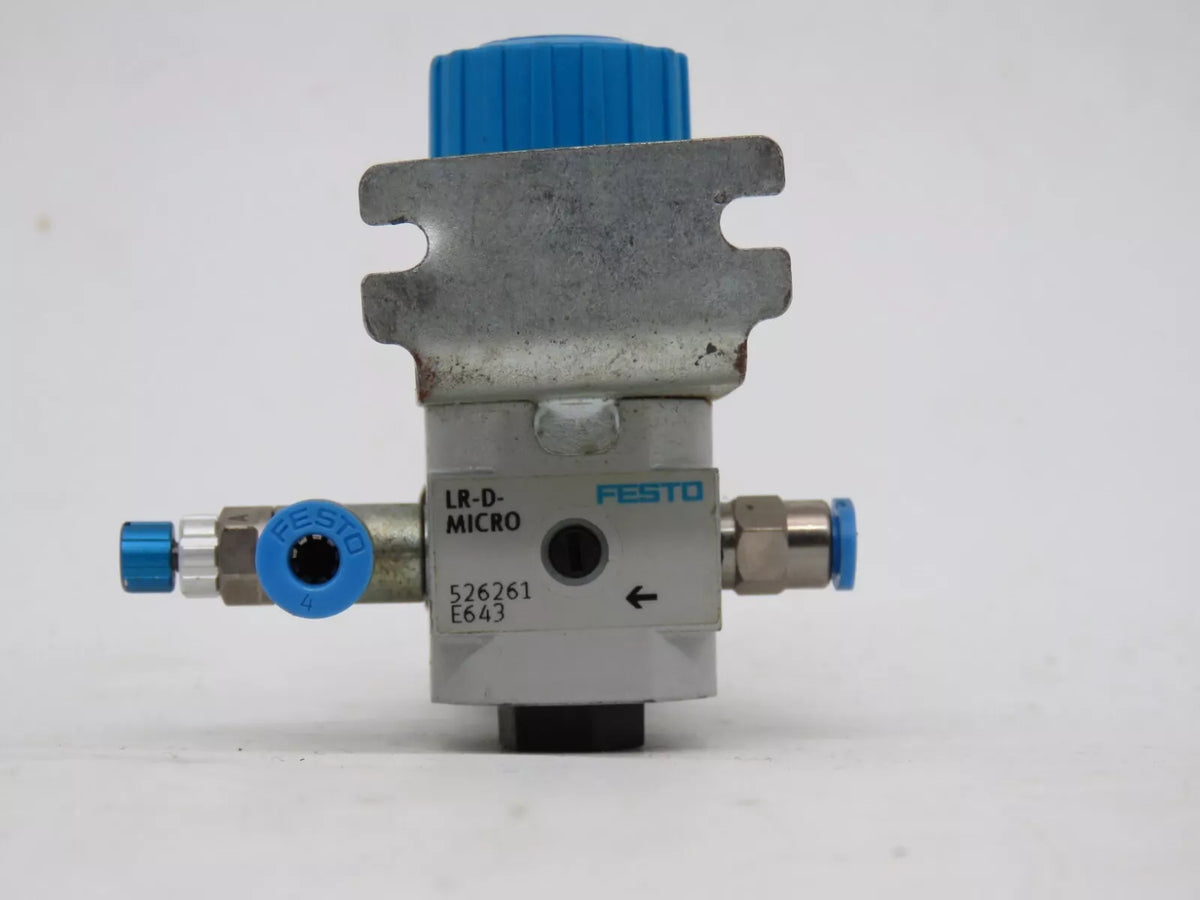 Festo LR-D-Micro-526323 Pressure Regulator with Gauge
