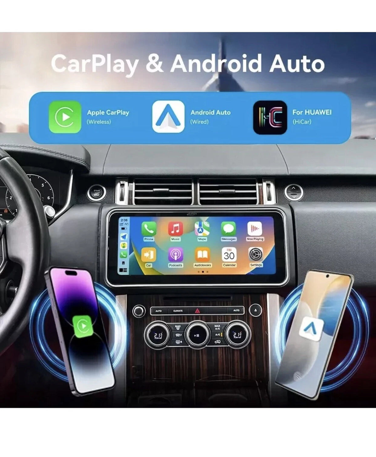 12.3" Android Car Radio Stereo for Land Rover Range Rover Vogue L405 2013-2017