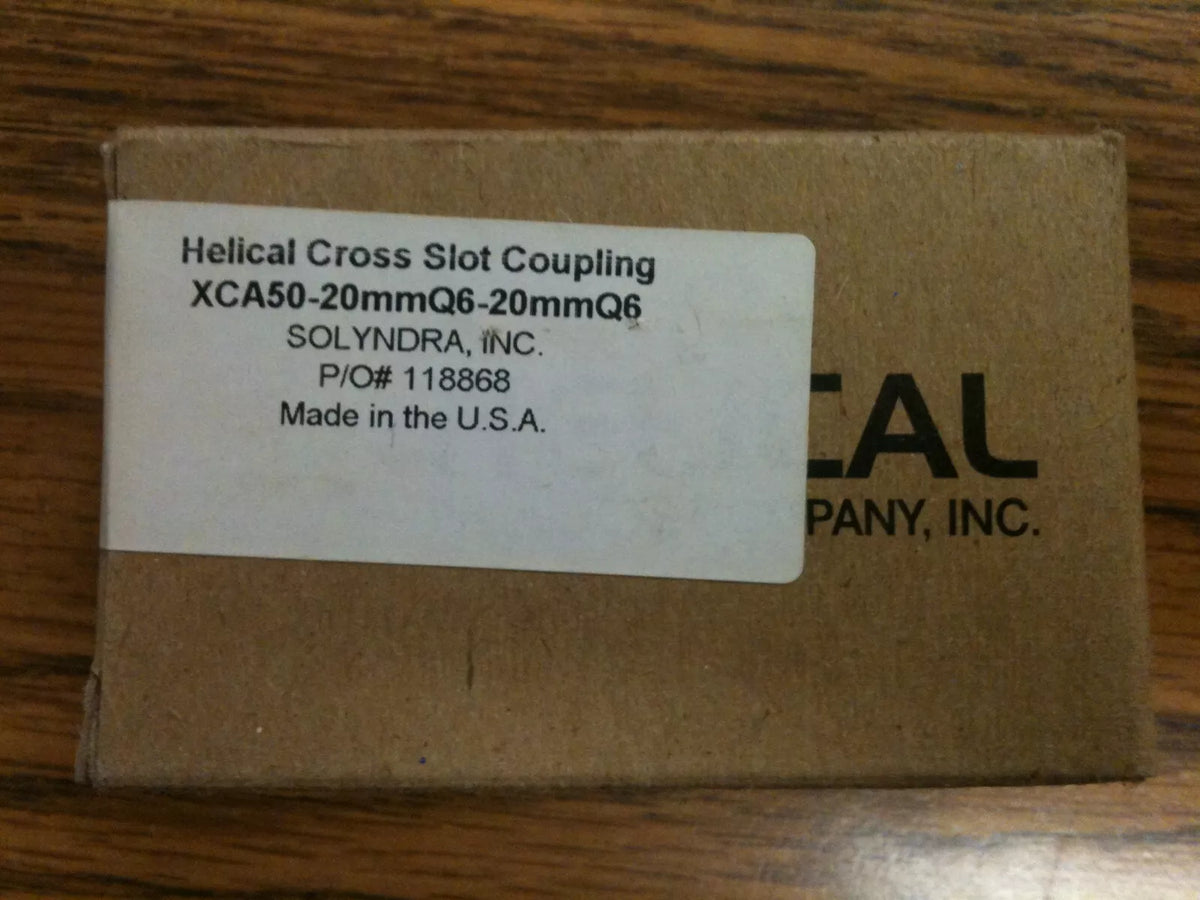 Helical XCA50-20mm-20mm Flexible Servo Cross Slot Couplings