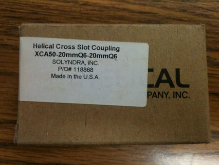Helical XCA50-20mm-20mm Flexible Servo Cross Slot Couplings