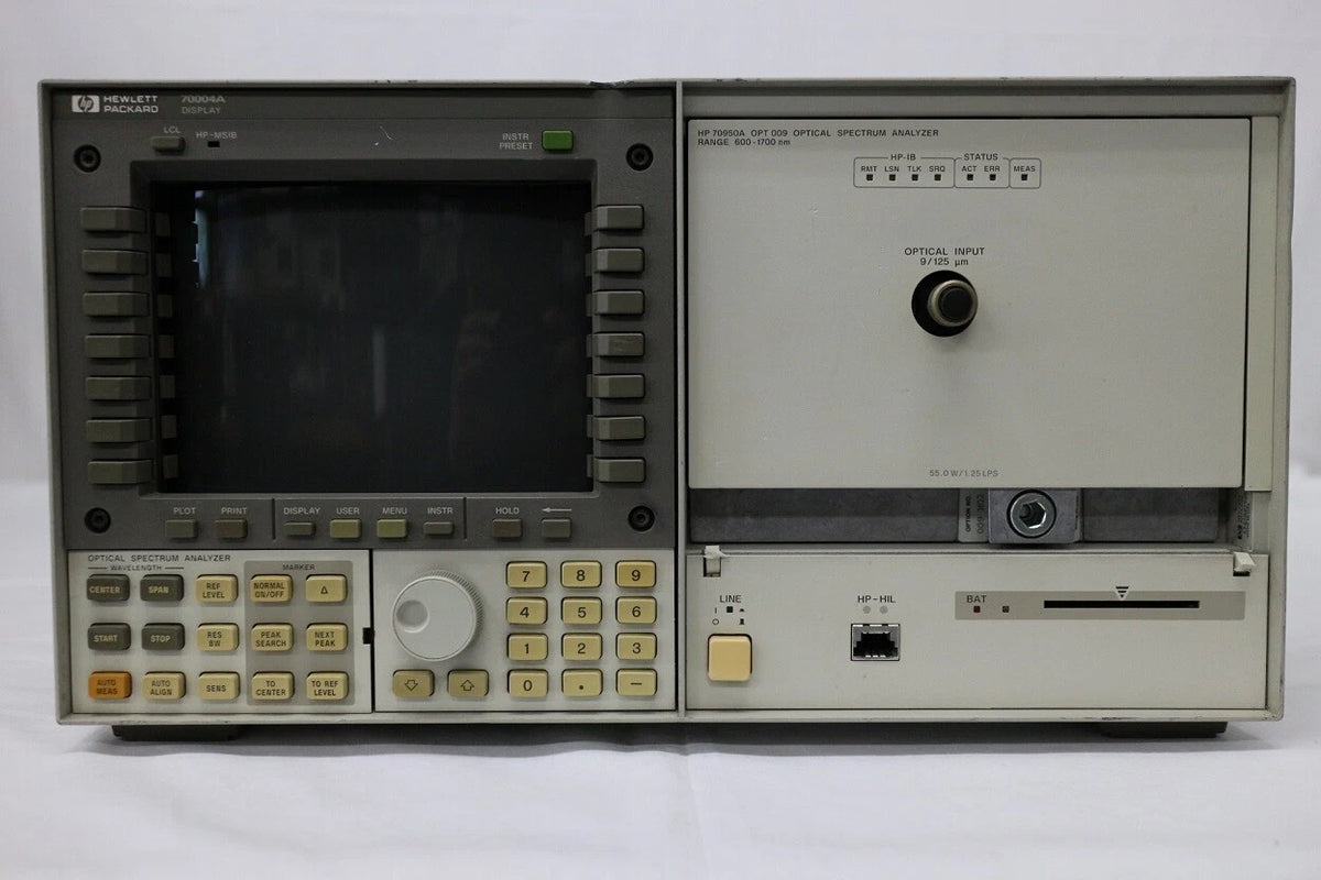 HP 71450A /009 H02 Optical Spectrum Analyzer 600-1700nm