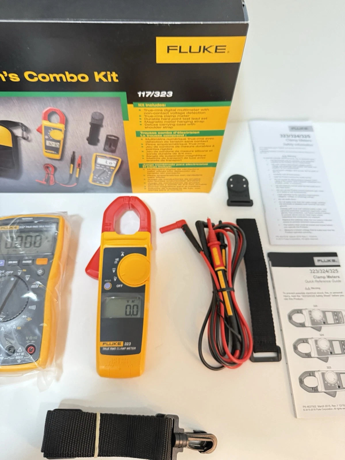 Fluke 117/323 Electrician Combo Kit (New Factory Sealed)