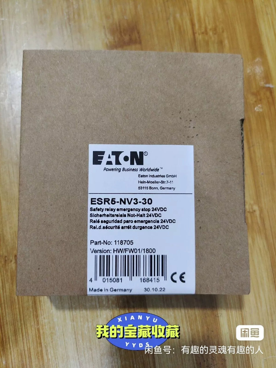 1 PC NEW ESR5-NV3-30 Safety Relay#B6892 CL