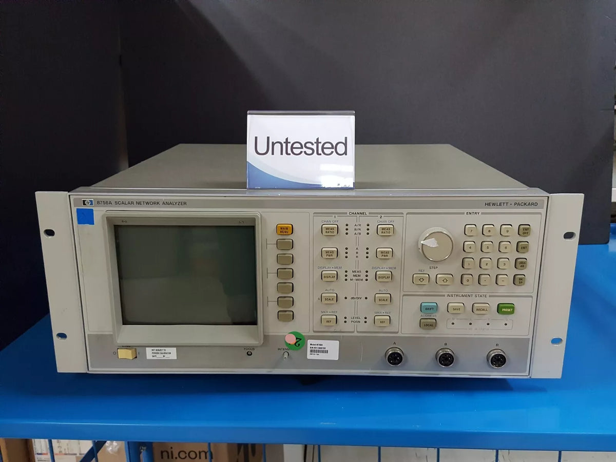 HP 8756A Scalar Network Analyzer Untested (0722)