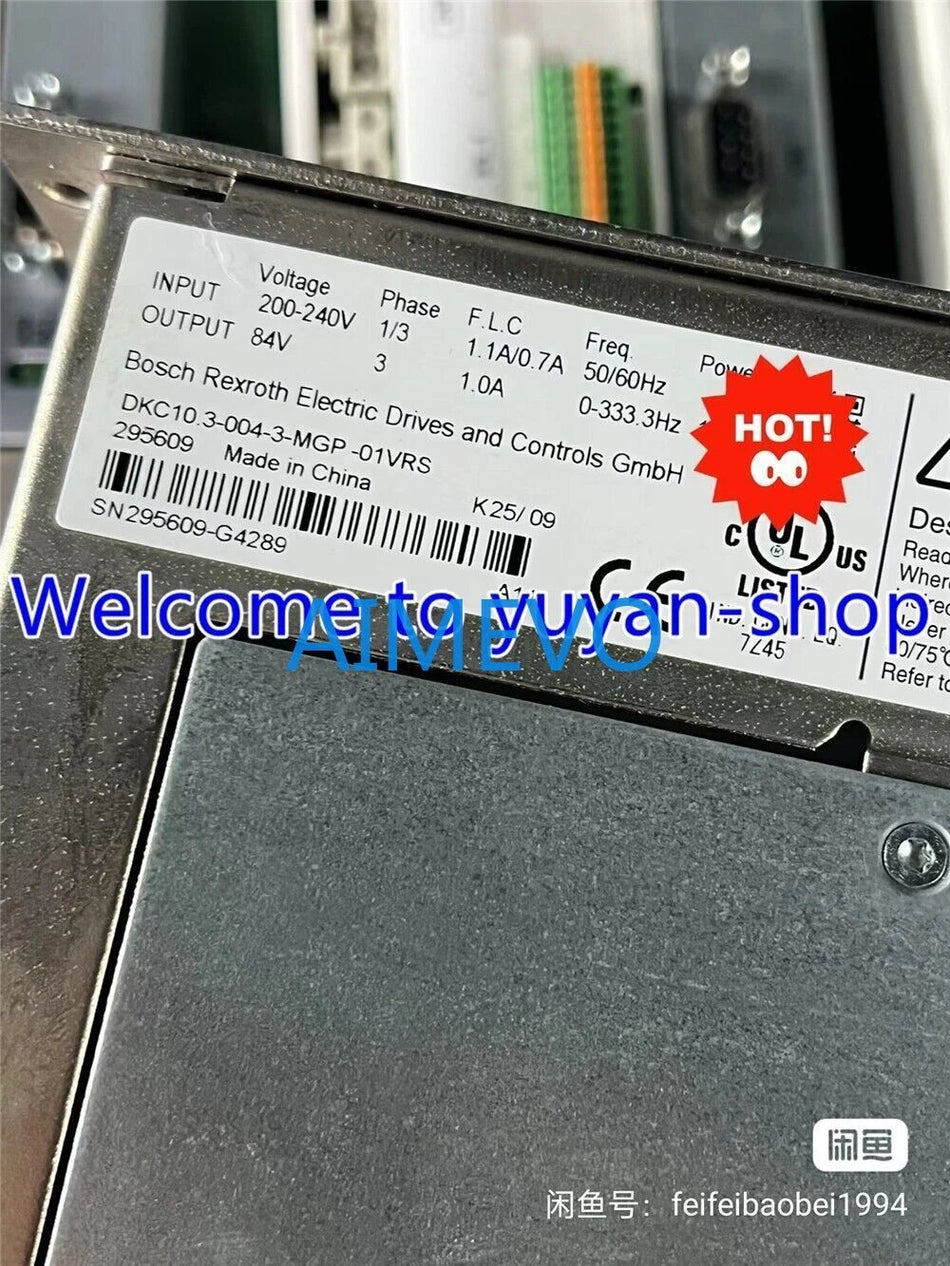 Rexroth DKC10.3-004-3-MGP-01VRS Driver Tested #T6966 YS