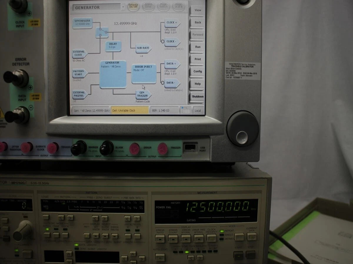 Anritsu MP1762C/01 0.05-12.5GHz Error Detector