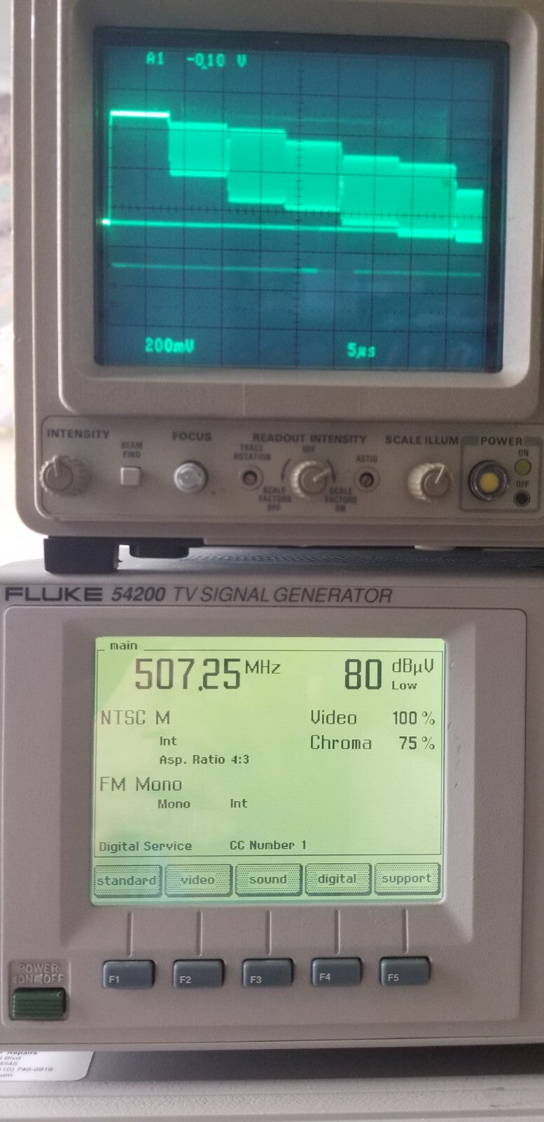FLUKE 54200 Multi-Format Video Generator